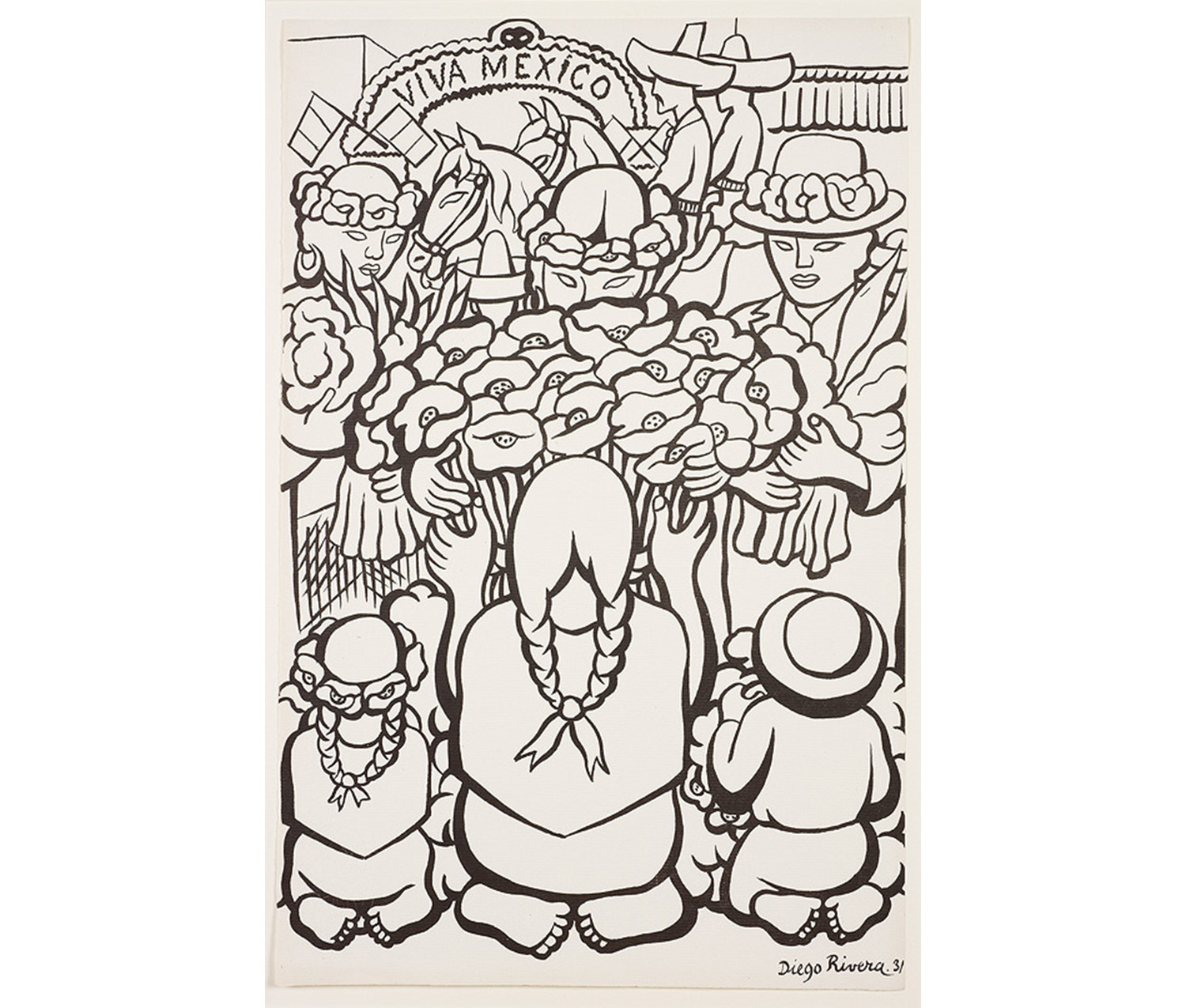 Diego Rivera Coloring Pages